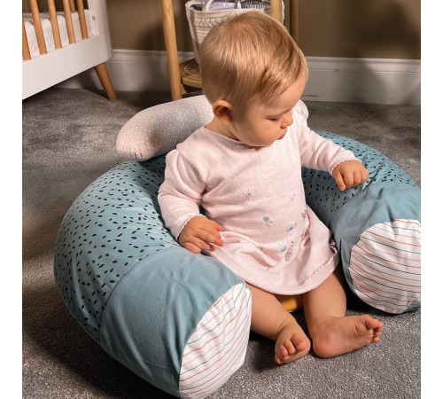 nuby id89070 pernă de activități "animal adventure" (6 luni+)