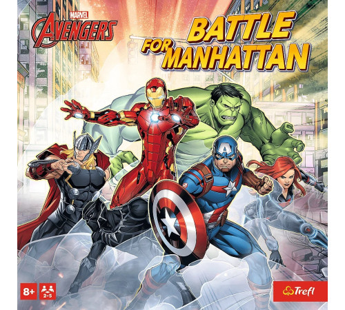trefl 02512 joc de masă "battle for manhattan - avengers"
