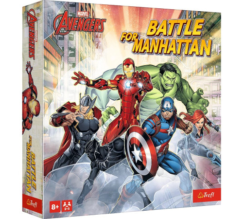  trefl 02512 joc de masă "battle for manhattan - avengers"