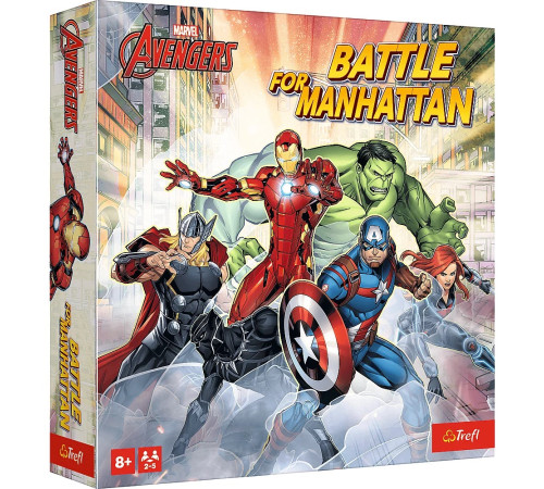 trefl 02512 joc de masă "battle for manhattan - avengers"