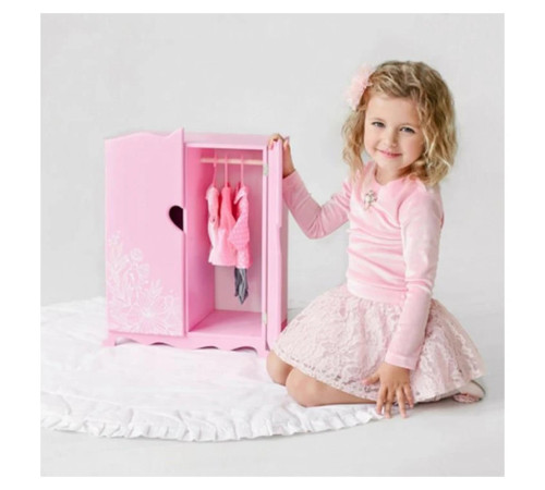 72419 dulap pentru păpuși "diamond princes" (roz)