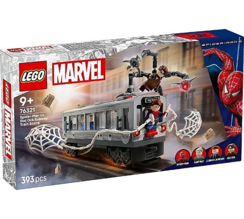 Детский магазин в Кишиневе в Молдове lego marvel 76321 Конструктор "Человек-Паук против Дока Осьминога: Сцена в метро" (393 дет.)