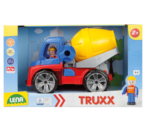lena 04413 Игрушка "Бетономешалка" (27 см).