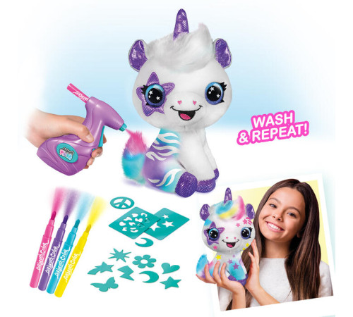 canal toys 228cl Набор для творчестве diy airbrush plush "Единорог" (25 см.)