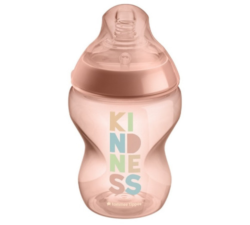 tommee tippee tt0033 biberon "closer to nature" roz (0 luni+) 260 ml.