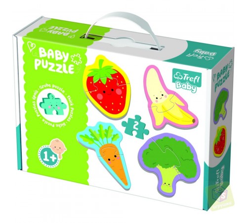  trefl 36076 puzzle baby classic "legume și fructe" (8 el.) 