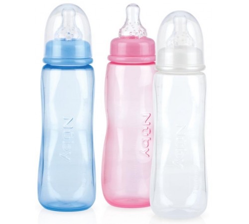 nuby id1158 biberon "standard" 240 ml. (0m+)