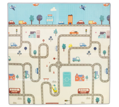  chipolino dkz1212city covoraș de joacă "oraș" (113 x 113 cm)