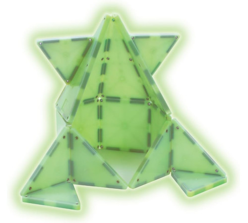 magna-tiles 18816 Магнитный конструктор "Светящийся набор" (16 дет.)