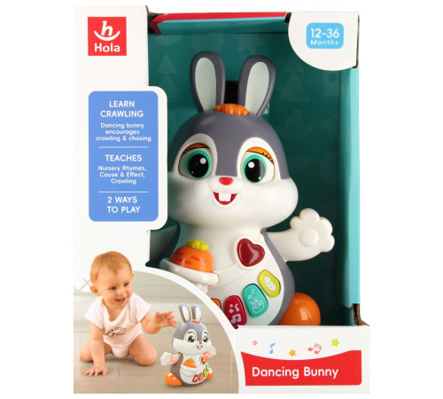 hola toys he9991 Музыкальная игрушка "Танцующий кролик"