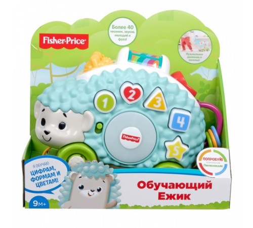 Детский магазин в Кишиневе в Молдове fisher-price gjb14 Игрушка-каталка "Обучающий Ёжик" серии linkimals (рус.) 