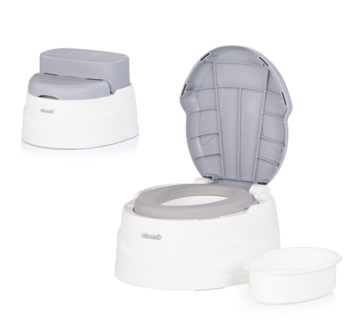 chipolino gpzss0251gy oliță cu funcție de treaptă pentru picioare 2 &icirc;n 1 "step 2" (gri)