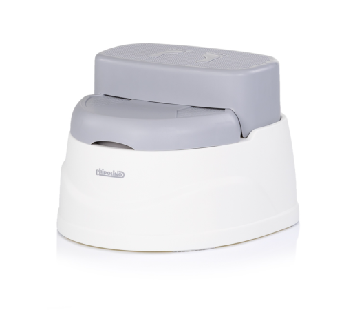 chipolino gpzss0251gy oliță cu funcție de treaptă pentru picioare 2 &icirc;n 1 "step 2" (gri)