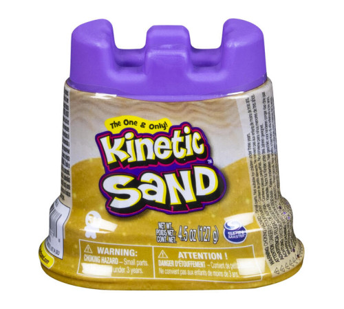 kinetic sand 6059169 Контейнер с кинетическим песком "Замок" (127 гр.) в асс.