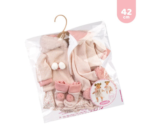 llorens v9-42272 set haine pentru păpuși (42 cm.)