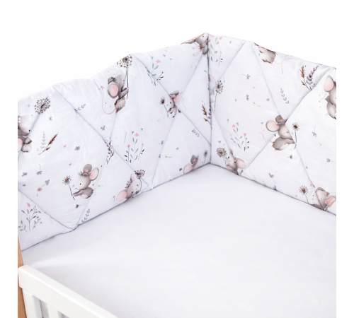  veres 154.01.23 bara de protecție din 3 piese "Șoricei cu păpădii"