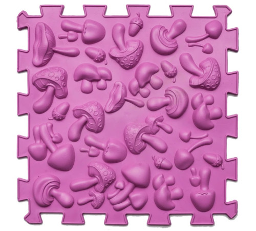 ortek 11697 covoraș ortopedic pentru masaj puzzle "dinozauri" (8+8 el.)