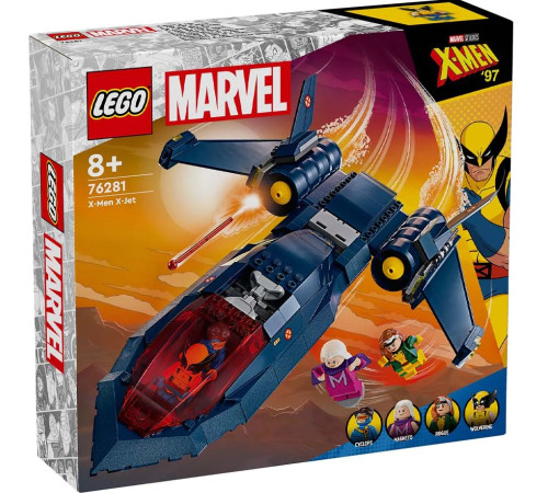 lego marvel 76281 Конструктор "Истребитель x-jet Люди Икс" (359 дет.)