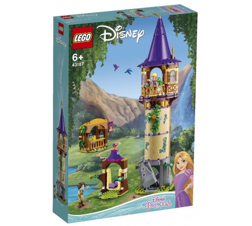 lego disney  43187 constructor "turnul rapunzel" (369 el.)