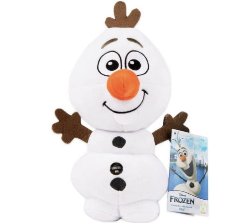  disney frozen Мягкая игрушка снеговик Олаф со звуками (20см.) dfr-9420-3-fo