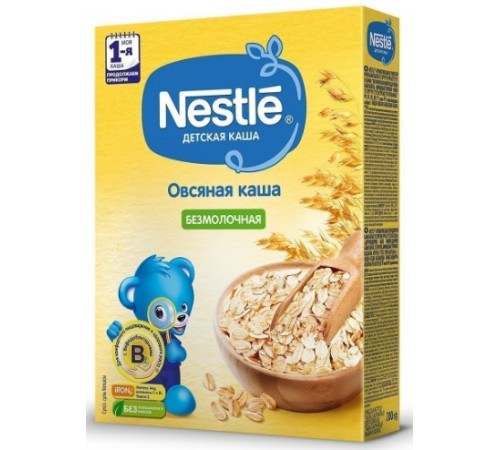 nestle Каша овсяная безмолочная 200 гр. (5 м+)
