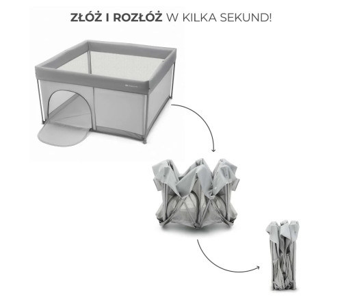kinderkraft tarc ziki gri