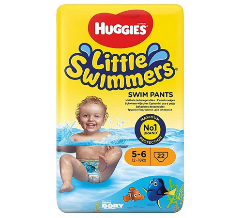  huggies little swimmers chiloței de înot 5-6 (12-18 kg.) 11 buc.