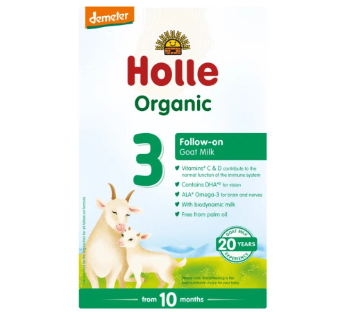 lapte praf de capra holle organic 3 (10 luni+) 400g