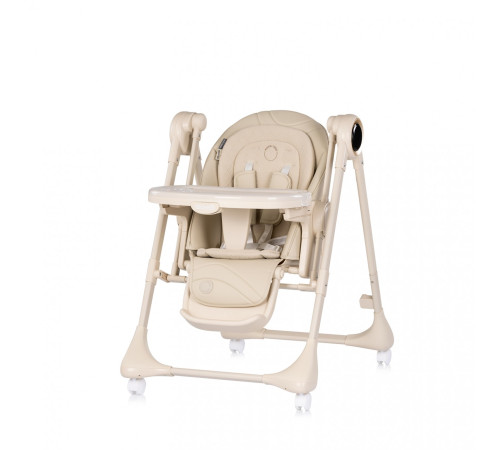chipolino sthma02603la scaun pentru copii și leagăn electric 2 &icirc;n 1 "master class" latte