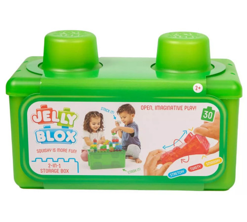  jelly blox 931693 constructor senzorial "stash & stack" (30 el.)