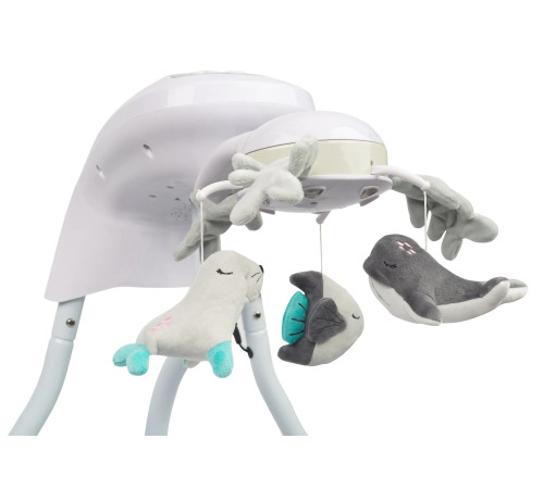 caretero-8093 balansoar electric "raffi premiumi" (< 12 kg) gri deschis