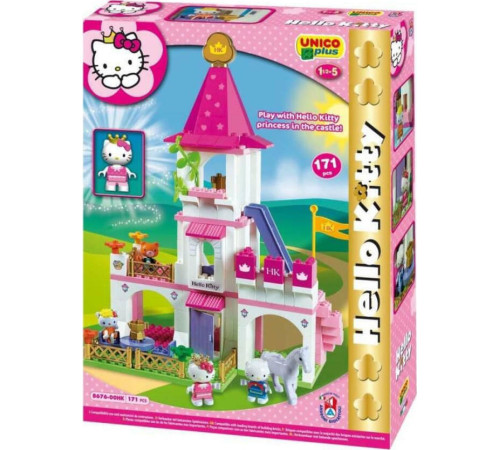  androni 8676-00hk constructor "castelul hellokitty" (171 el.)