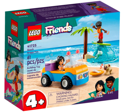  lego friends 41725 constructor "distracție cu buggy de plajă"  (61el.)