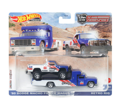 hot wheels flf56 transportor cu automobilul de baza "team transport" in asortiment