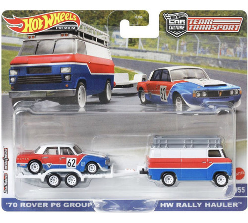 hot wheels flf56 transportor cu automobilul de baza "team transport" in asortiment