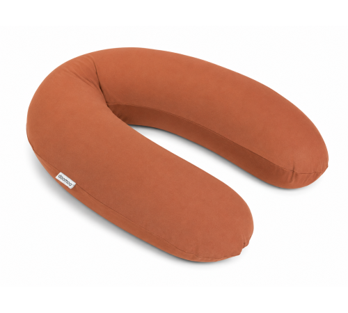  doomoo pernă pentru gravide și alăptare (180 cm.) tetra jersey terracott