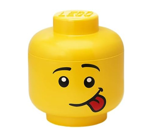 Детский&nbsp;магазин в Кишиневе в Молдове lego Контейнер для хранения mini head - silly (10,2х11,5 см)