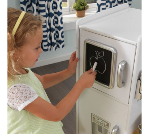 kidkraft 53364 Детская игровая кухня "uptown white play kitchen"