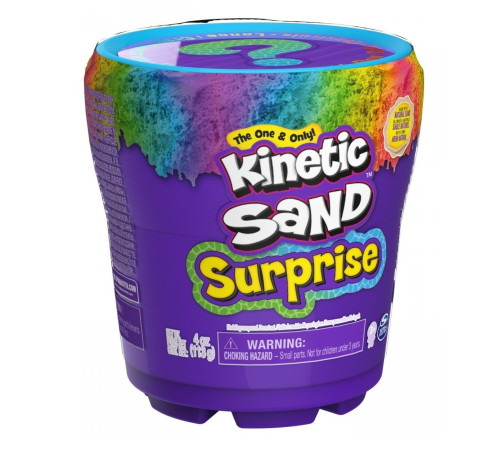 kinetic sand 6059408 Набор "Кинетический песок ароматизированный песок с игрушкой-сюрпризом (113 г)