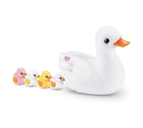 zuru pets alive 9548 set de joc "mama rață cu rătuci"