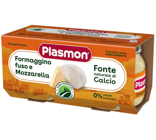  plasmon branza topita si mozzarella 2x80 gr. (4 m.+)                             