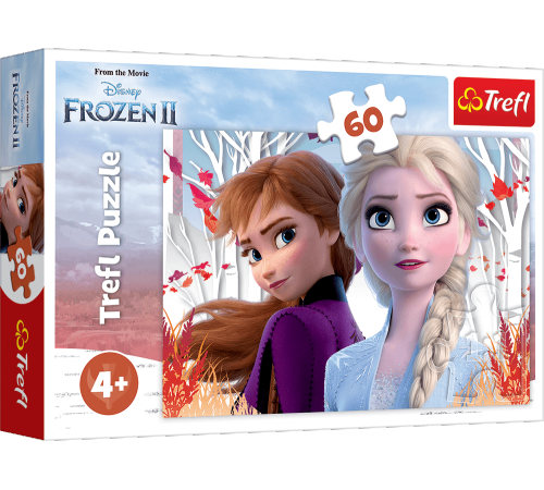  trefl 17333 puzzle "lumea fermecată a anei și elsei / frozen" (60 el.)