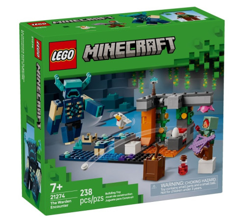  lego minecraft 21274 constructor "Întâlnirea cu temnicerul" (238 el.)