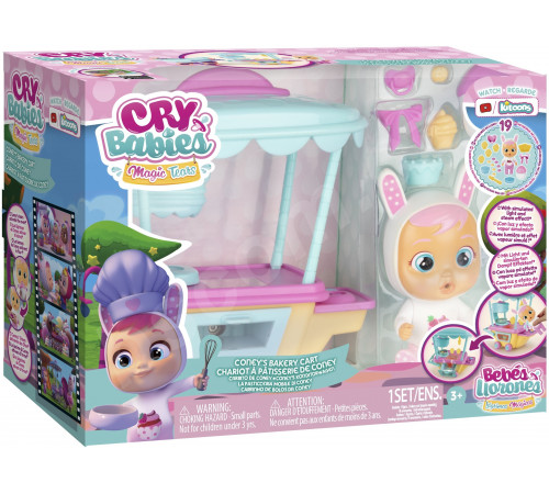 Cry Babies IMC080867 Плачущая кукла Coney с тележкой для сладостей Детский магазин в Кишиневе в Молдове cry babies imc080867 Плачущая кукла coney с тележкой для сладостей