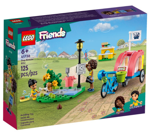 Детский магазин в Кишиневе в Молдове lego  friends 41738 Конструктор "Спасательный велосипед для собак" (125 дет.)