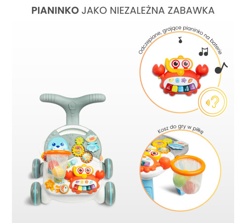 toyz-20951 premergător 2 in 1 "sperk" gri