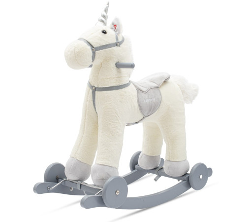  baby mix 56427 balansoar muzical cu roți "unicorn"