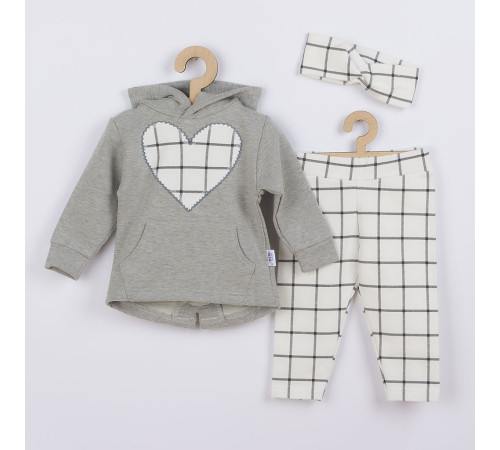  new baby 43360 costum 3 un (pantaloni+hanorac+bentiță) cool 98cm (2-3ani)