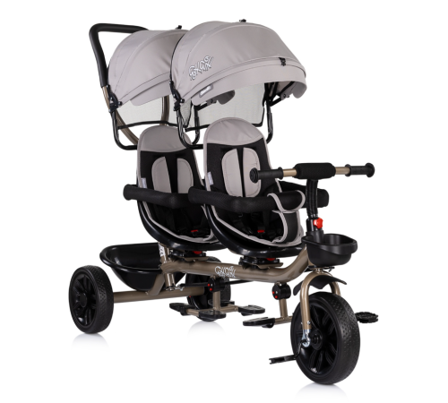  chipolino triciclu pentru gemeni "hip hop" trkhh0264la latte