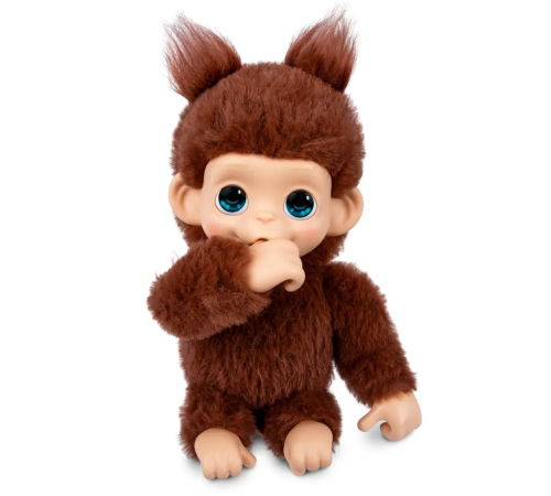 little live pets 26729 Интерактивная игрушка-обезьянка: my baby monkey minis (19 см) в асс.